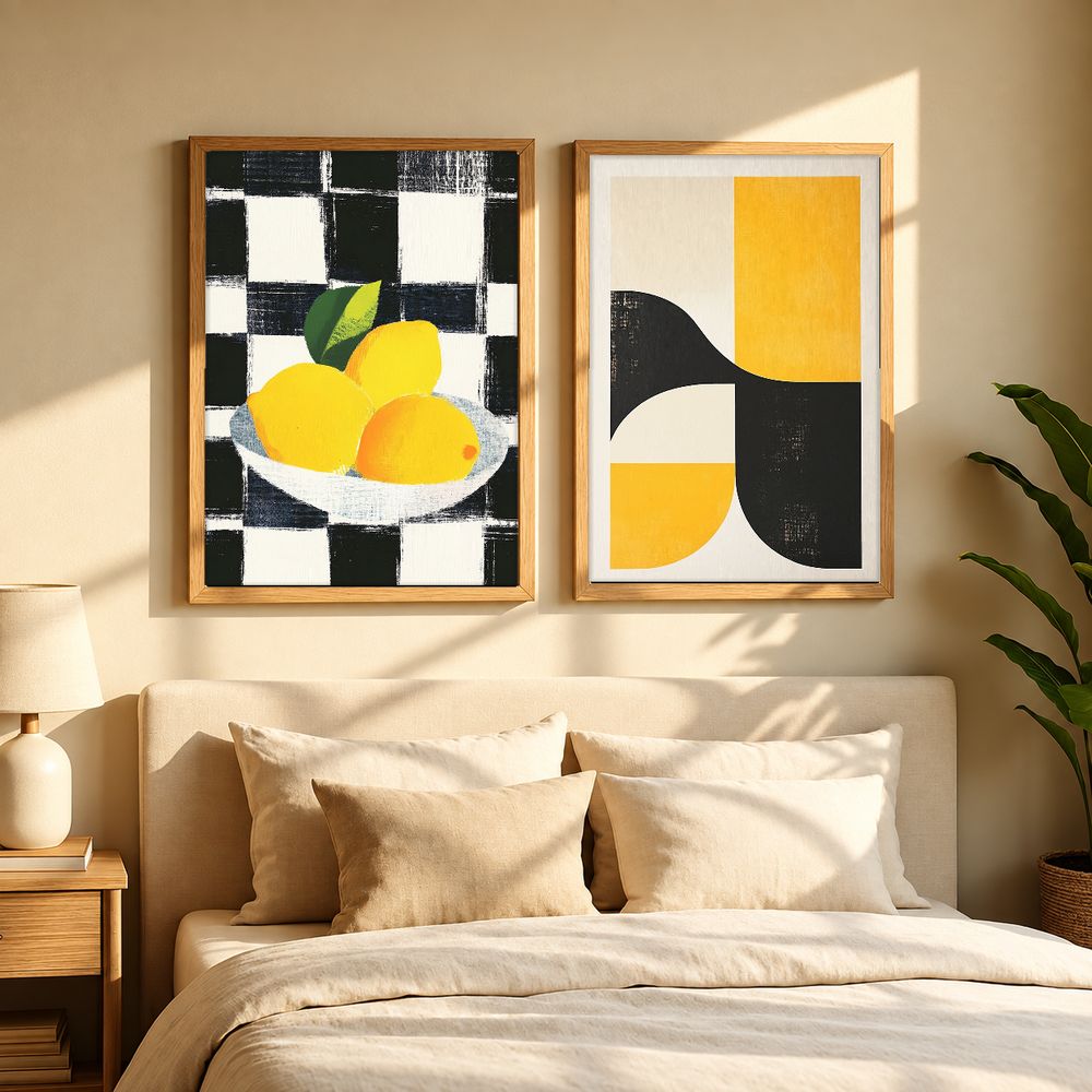 Set de 2 cuadros decorativos que combinan