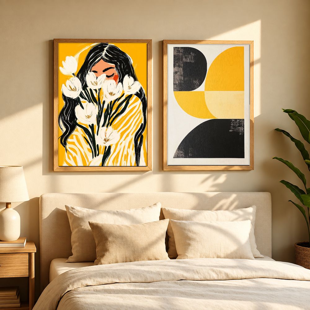 Set de 2 cuadros decorativos que combinan