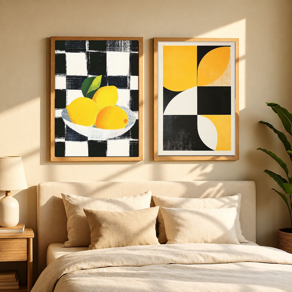 Set de 2 cuadros decorativos que combinan