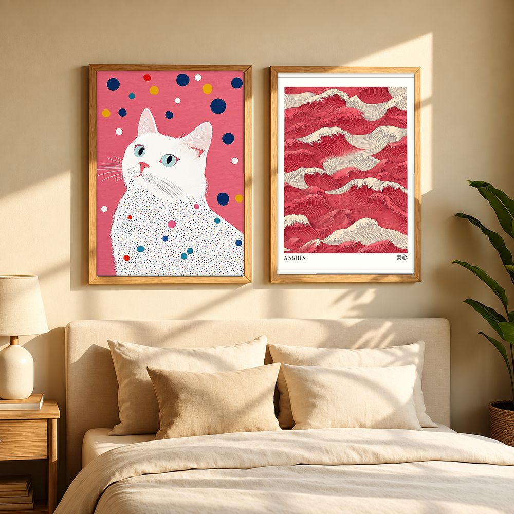Set de 2 cuadros decorativos que combinan