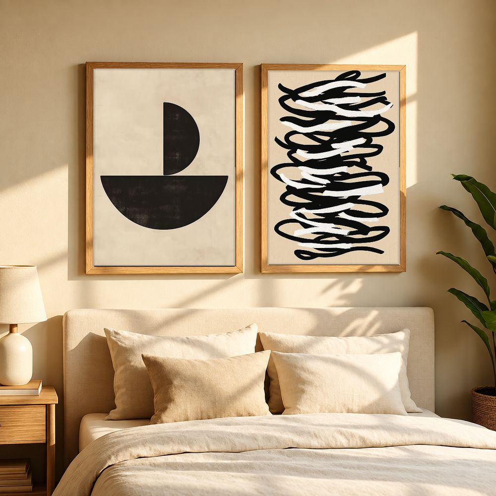 Set de 2 cuadros decorativos que combinan