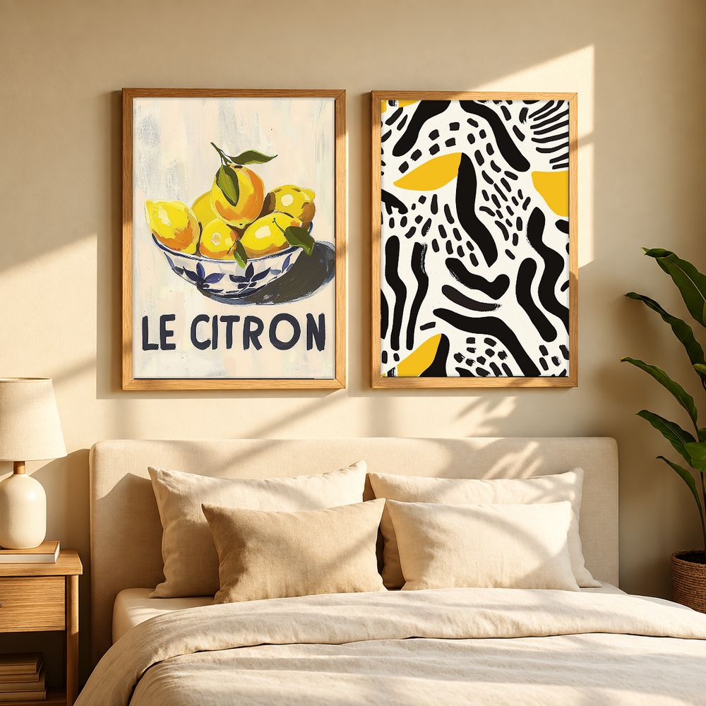 Set de 2 cuadros decorativos que combinan