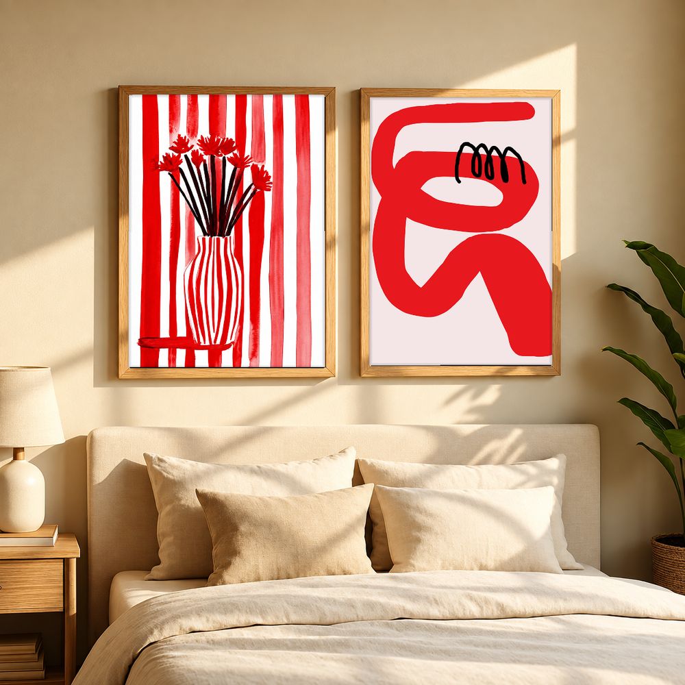 Set de 2 cuadros decorativos que combinan
