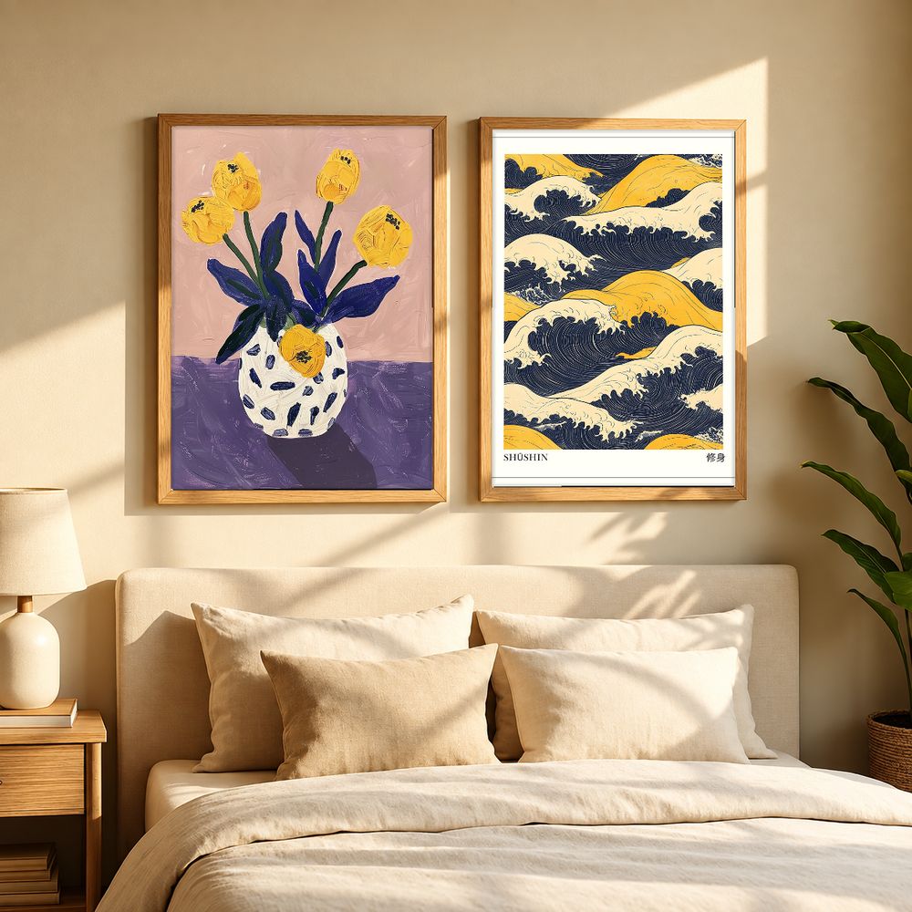 Set de 2 cuadros decorativos que combinan