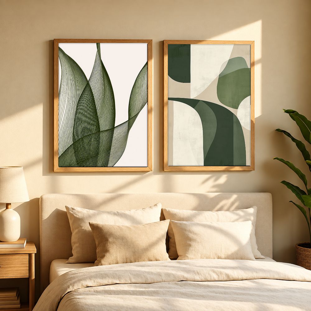 Set de 2 cuadros decorativos que combinan