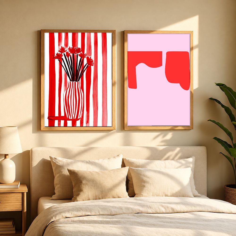 Set de 2 cuadros decorativos que combinan