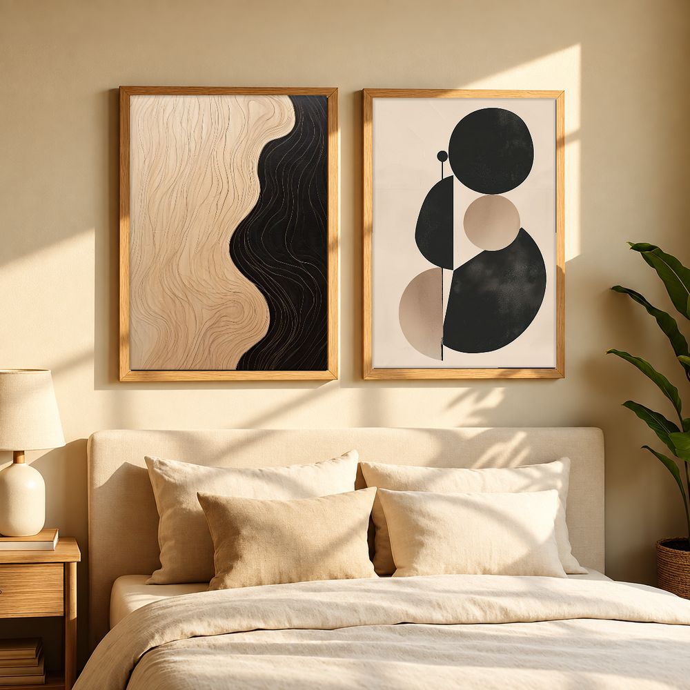 Set de 2 cuadros decorativos que combinan