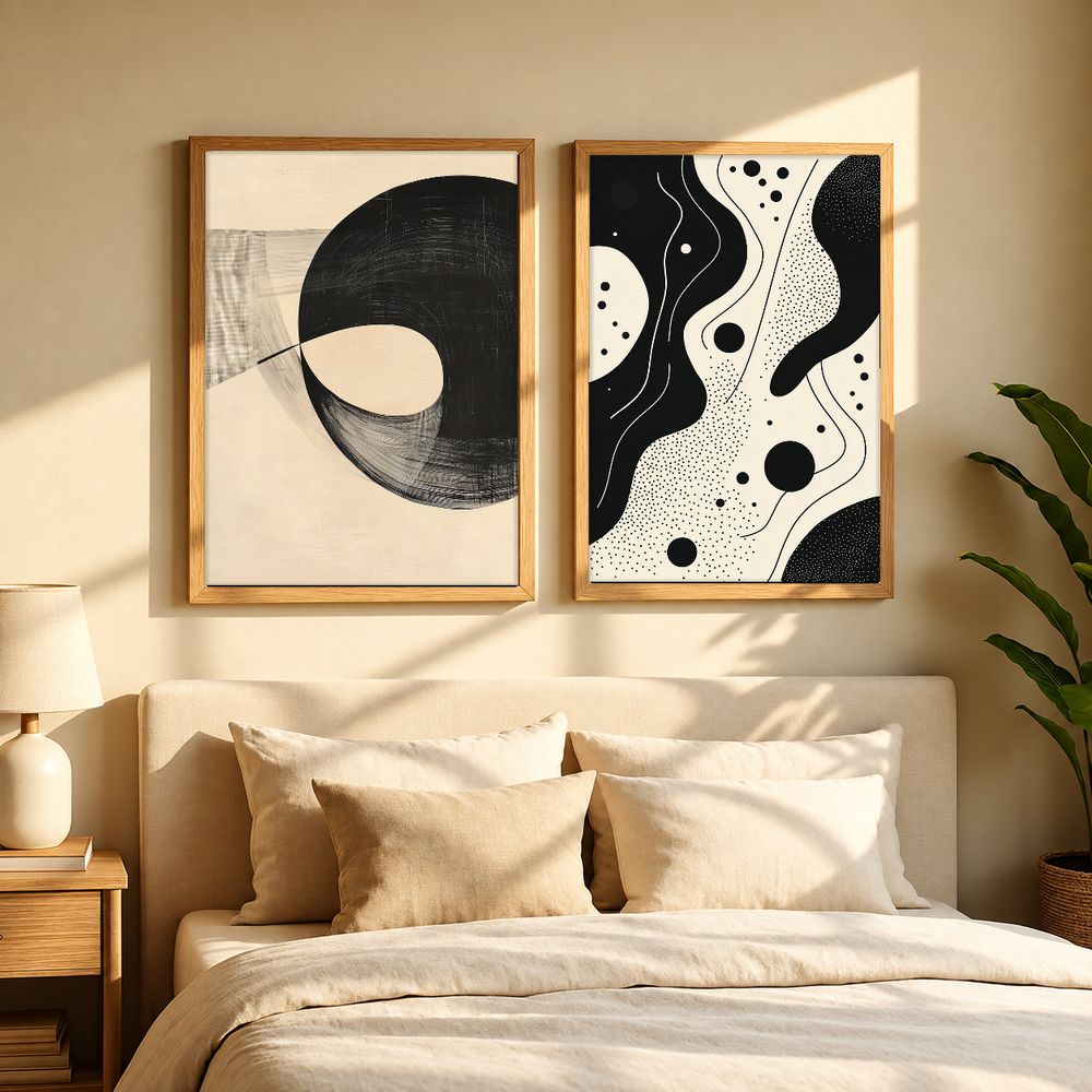Set de 2 cuadros decorativos que combinan