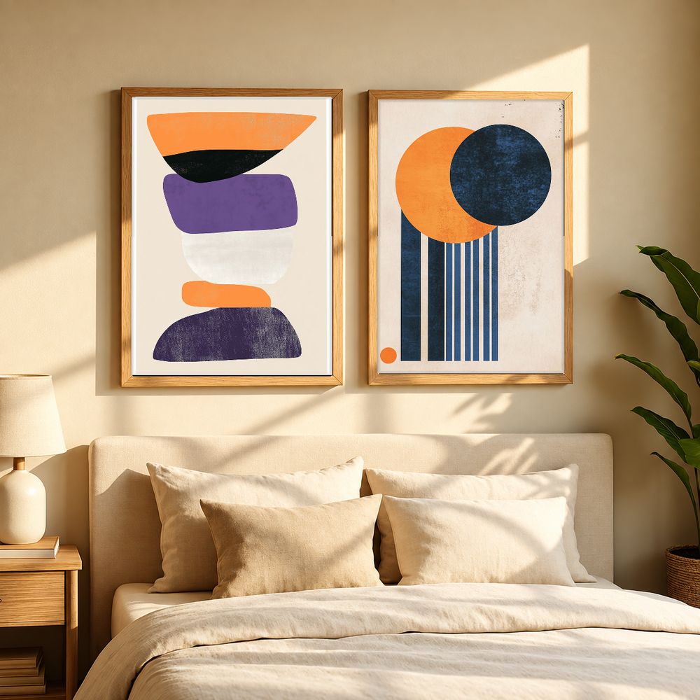 Set de 2 cuadros decorativos que combinan