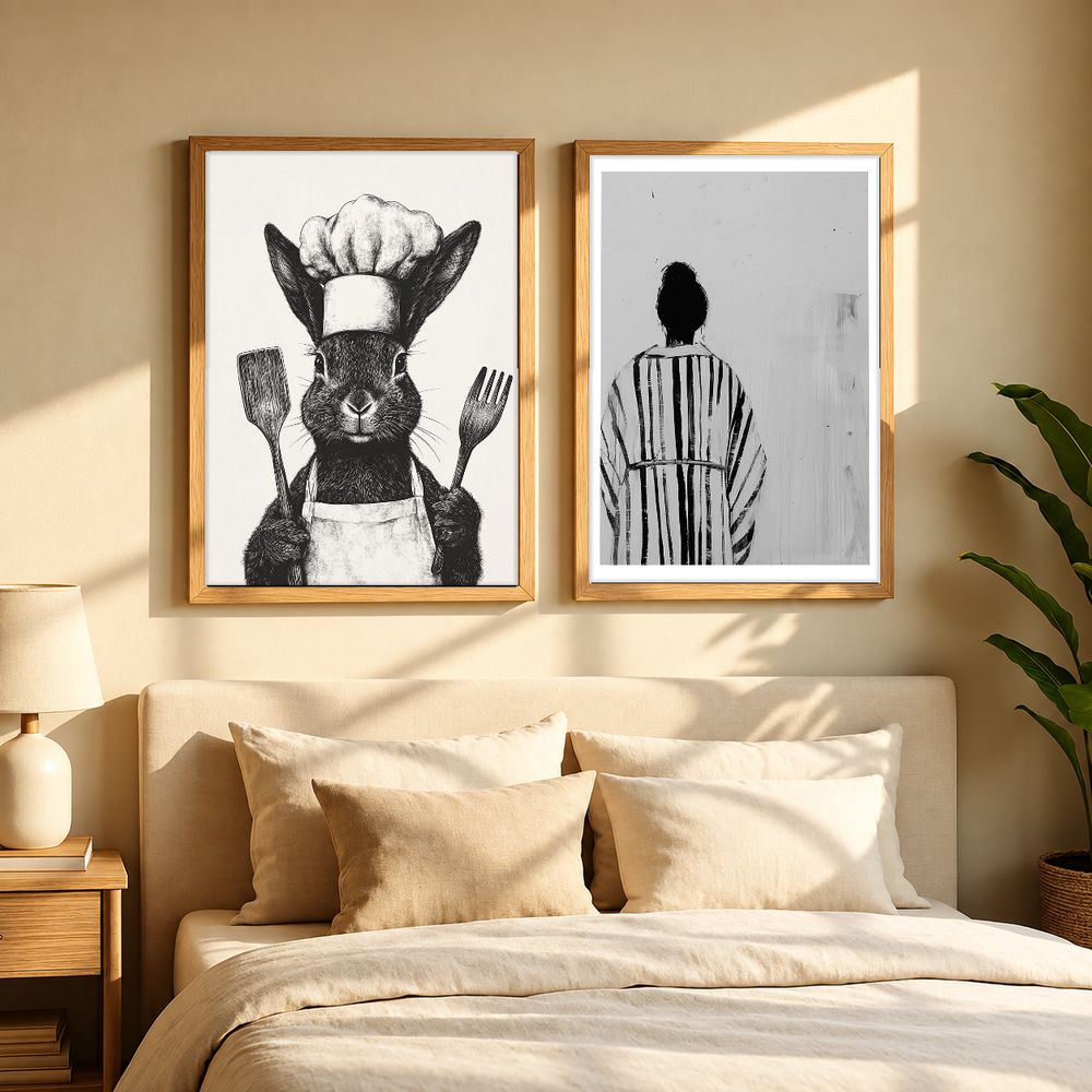 Set de 2 cuadros decorativos que combinan