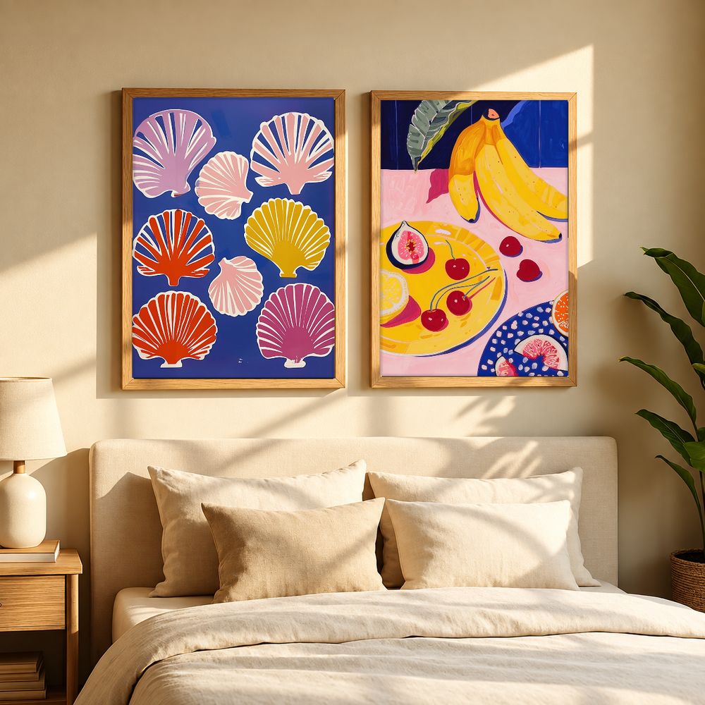 Set de 2 cuadros decorativos que combinan