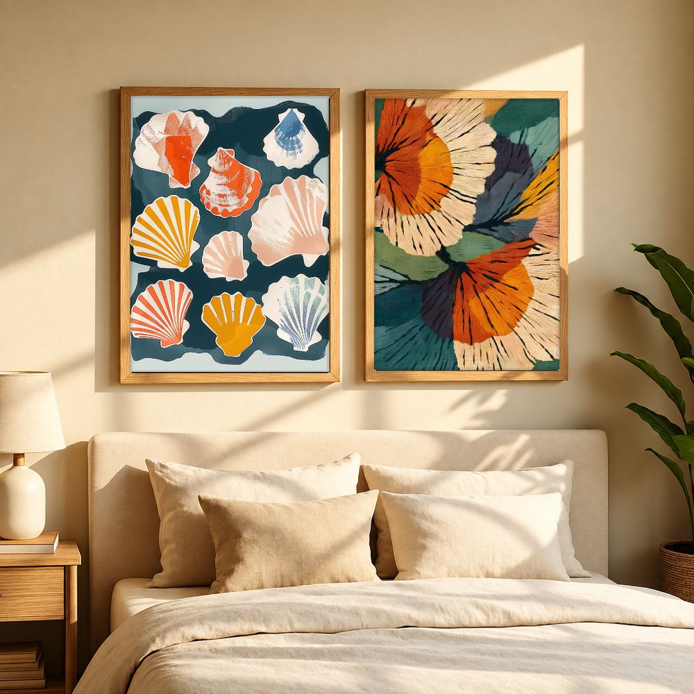 Set de 2 cuadros decorativos que combinan