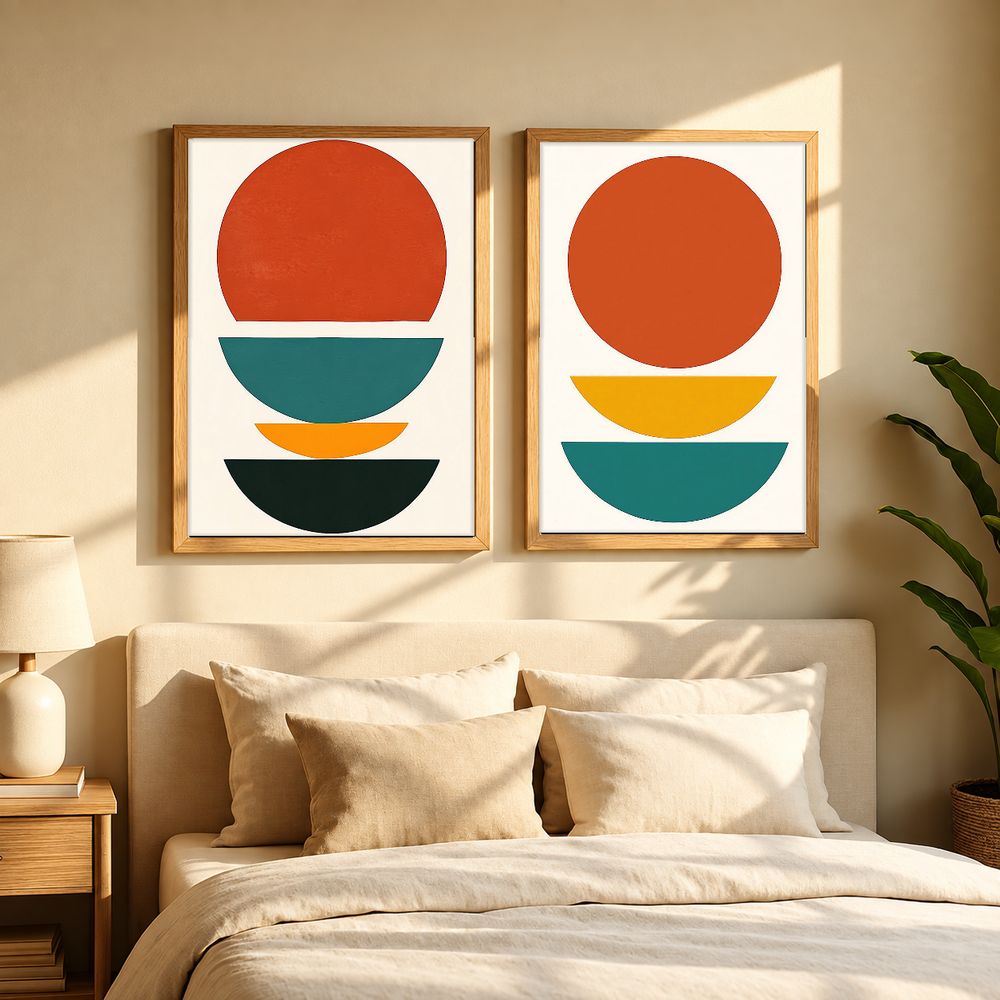 Set de 2 cuadros decorativos que combinan
