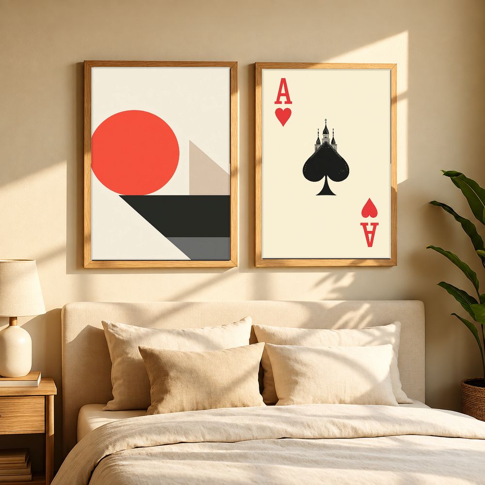 Set de 2 cuadros decorativos que combinan