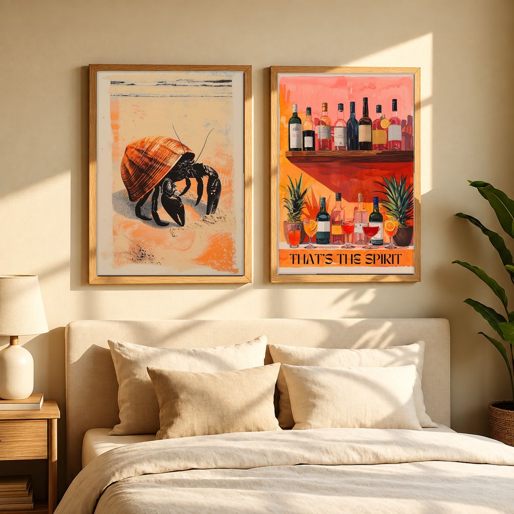 Set de 2 cuadros decorativos que combinan