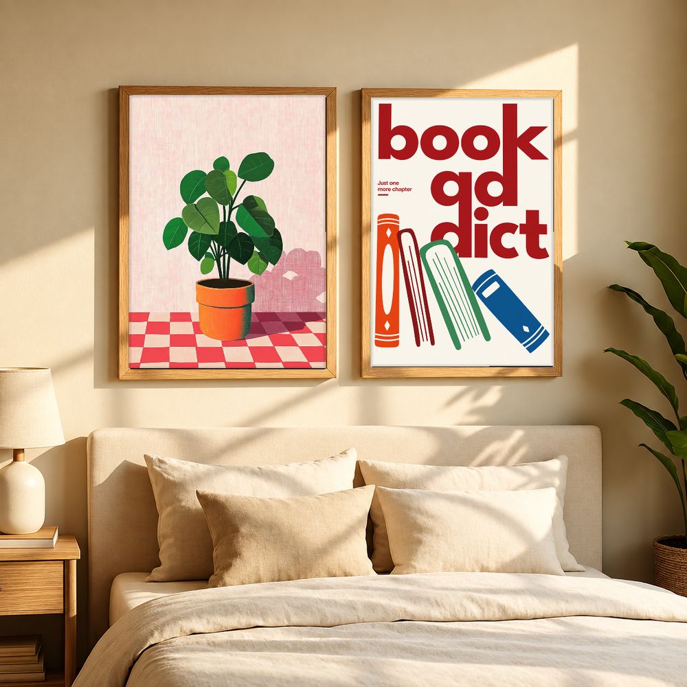 Set de 2 cuadros decorativos que combinan