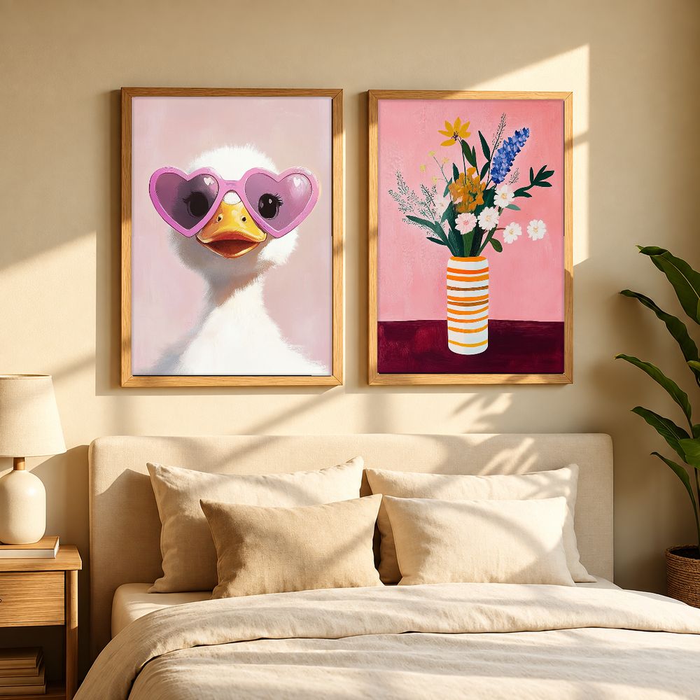 Set de 2 cuadros decorativos que combinan