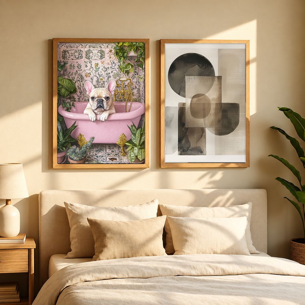 Set de 2 cuadros decorativos que combinan