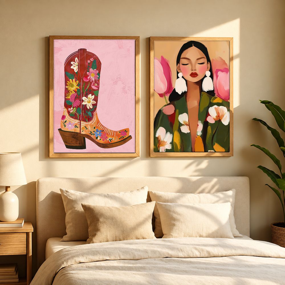 Set de 2 cuadros decorativos que combinan