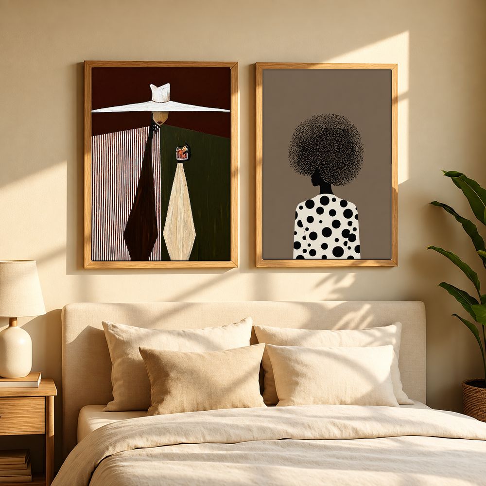 Set de 2 cuadros decorativos que combinan