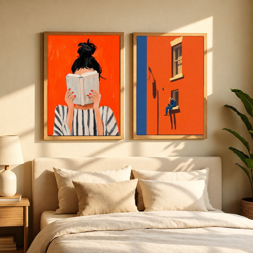 Set de 2 cuadros decorativos que combinan