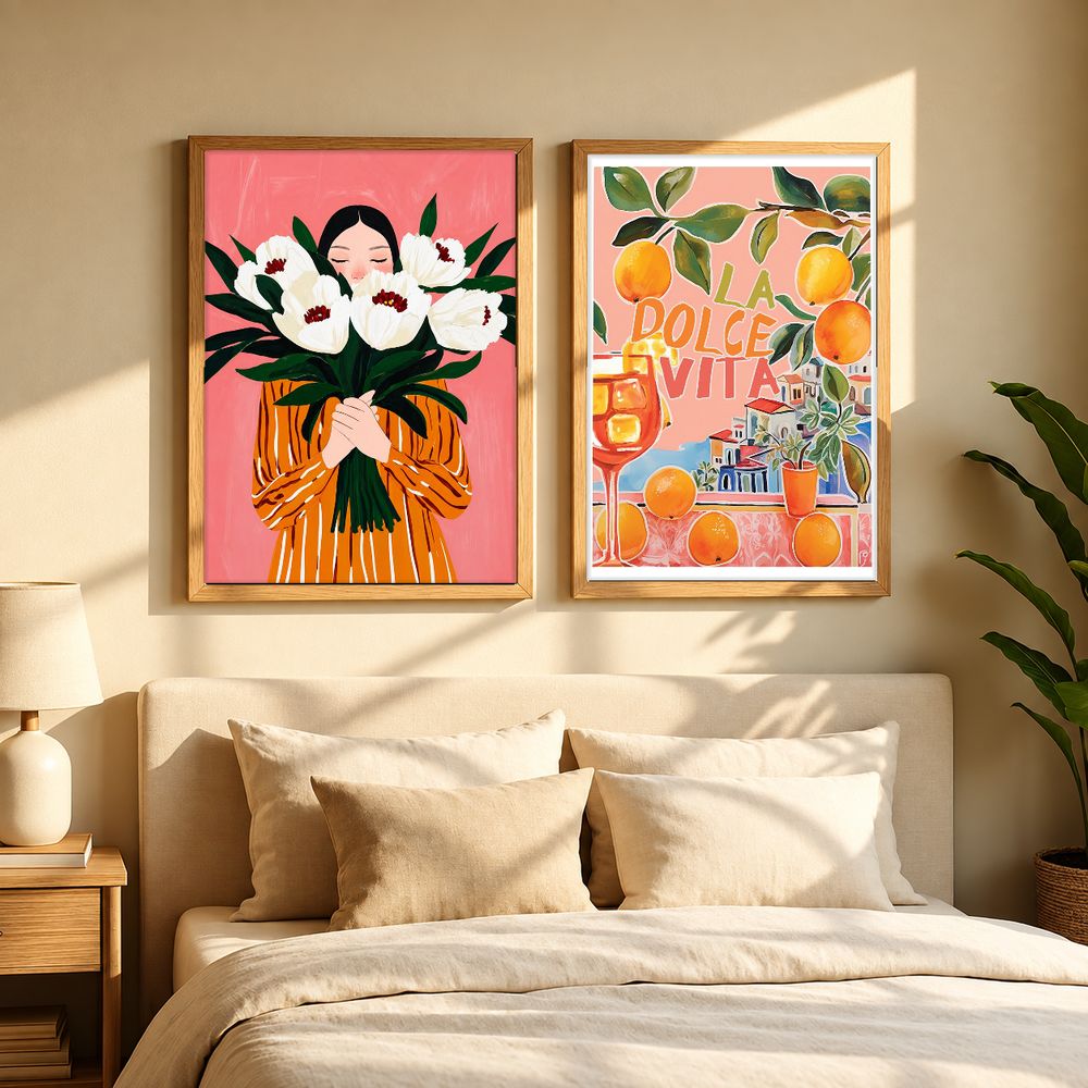 Set de 2 cuadros decorativos que combinan