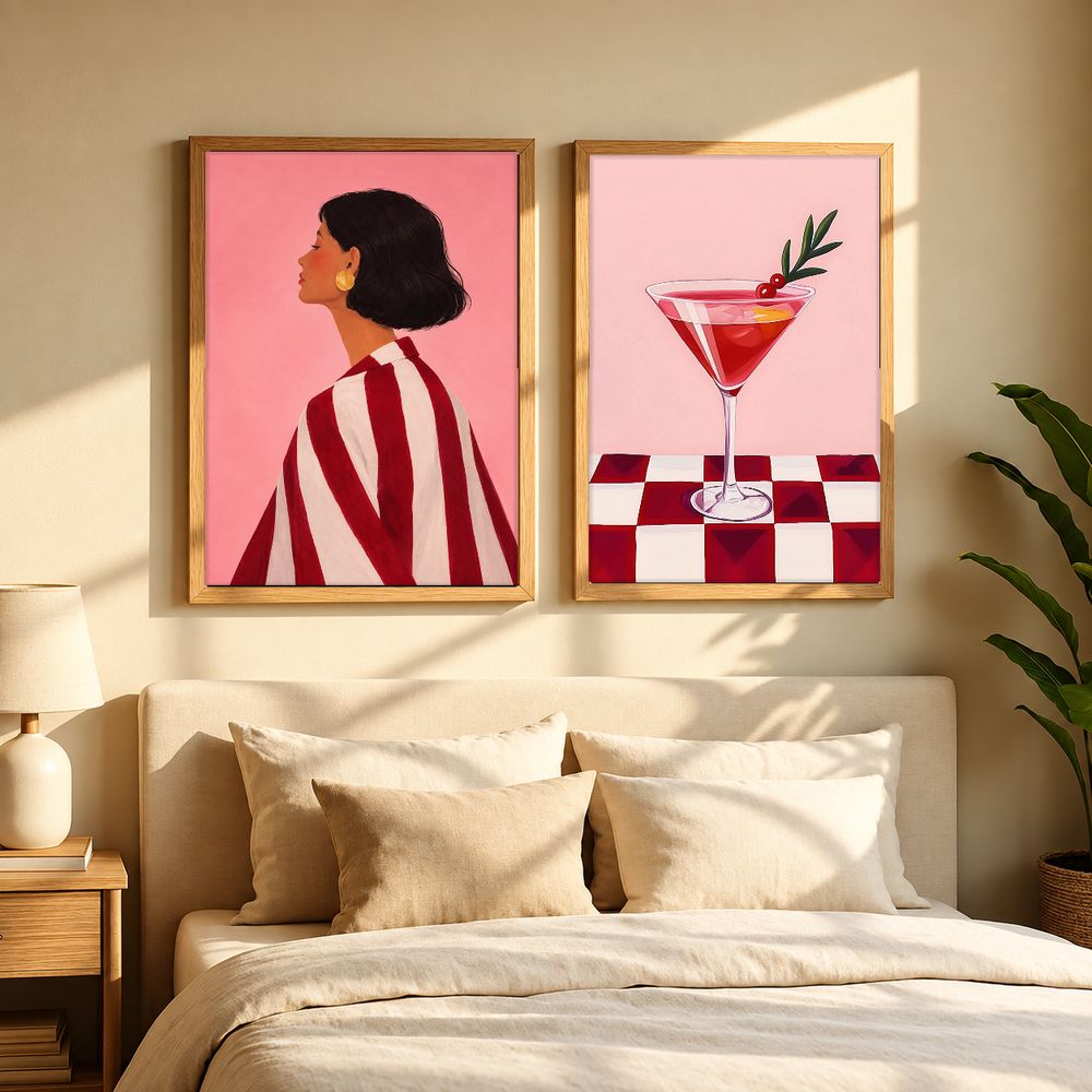 Set de 2 cuadros decorativos que combinan