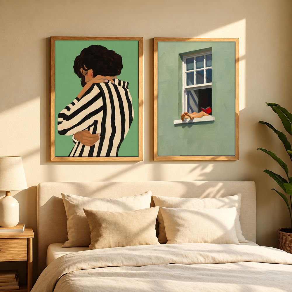 Set de 2 cuadros decorativos que combinan