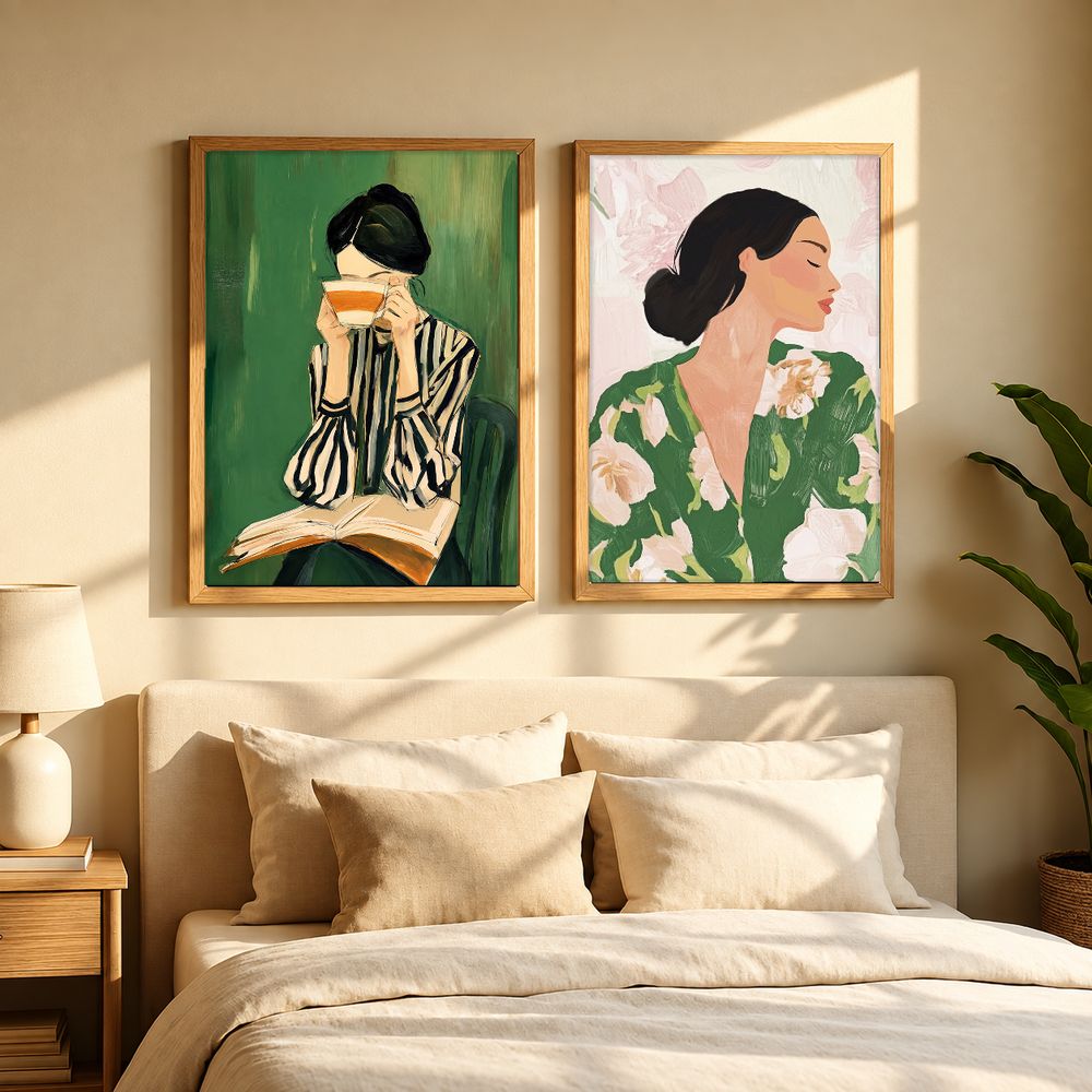Set de 2 cuadros decorativos que combinan