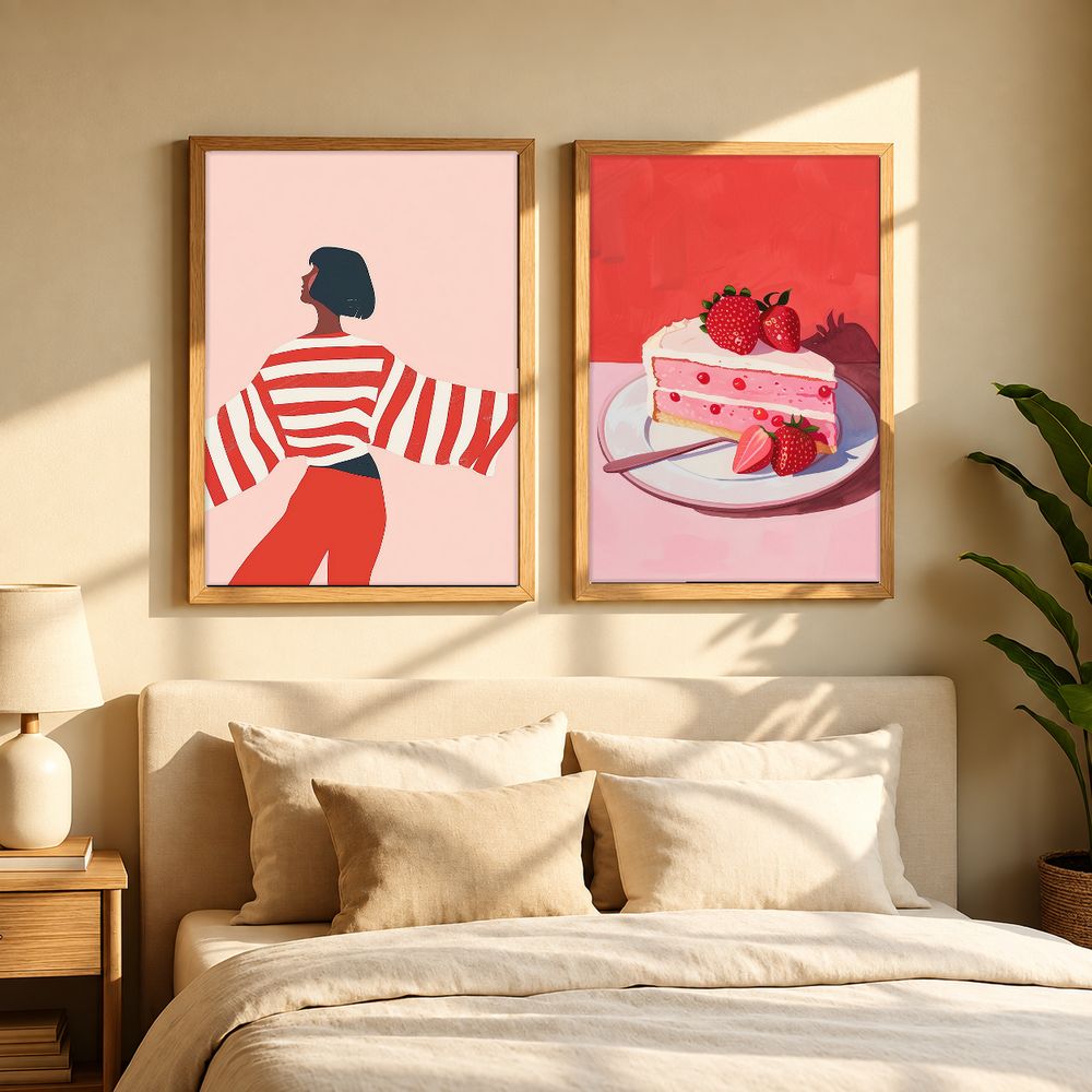 Set de 2 cuadros decorativos que combinan
