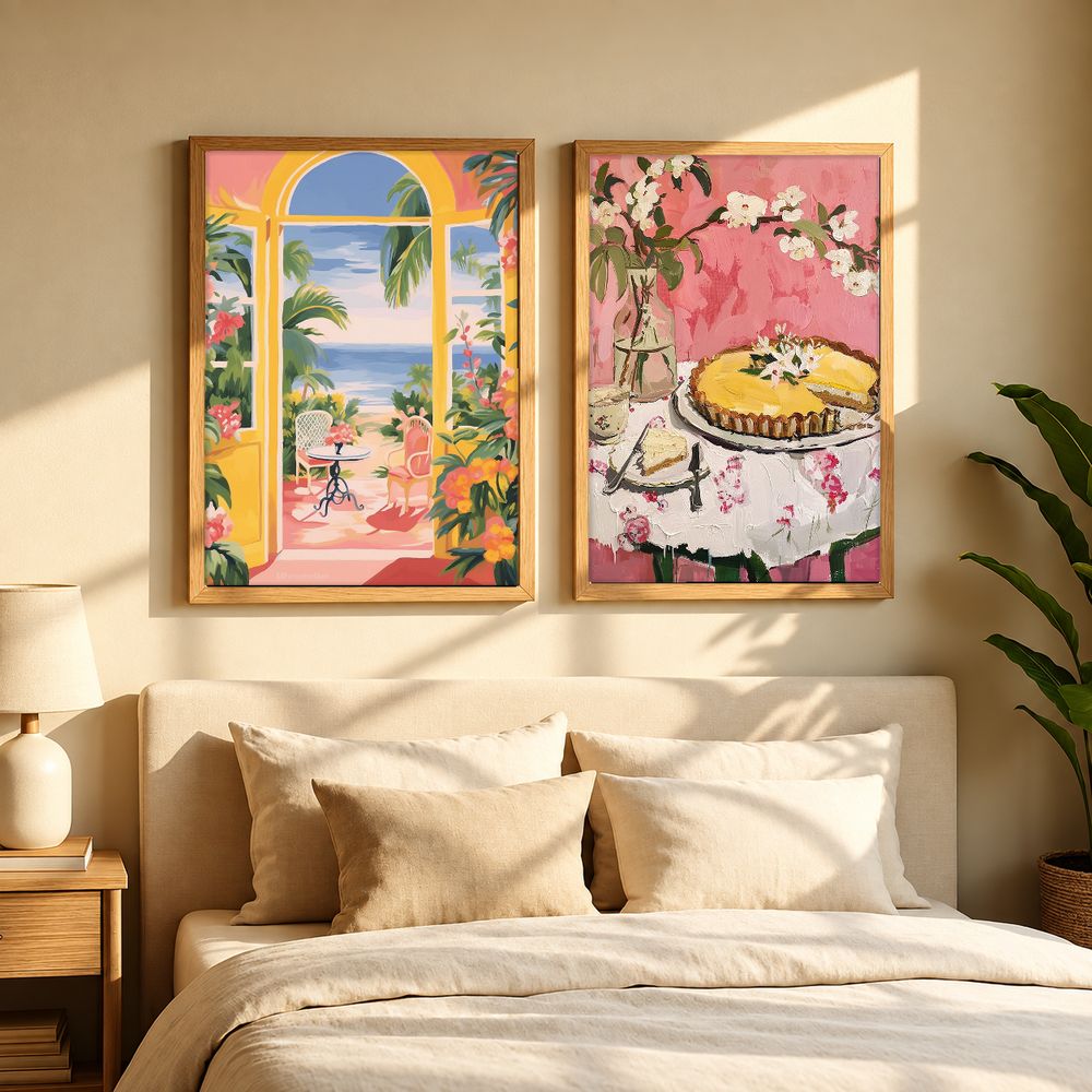 Set de 2 cuadros decorativos que combinan