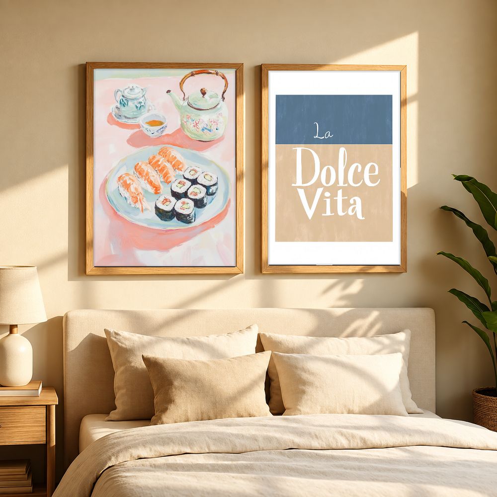 Set de 2 cuadros decorativos que combinan