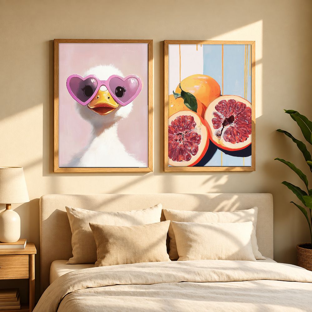 Set de 2 cuadros decorativos que combinan