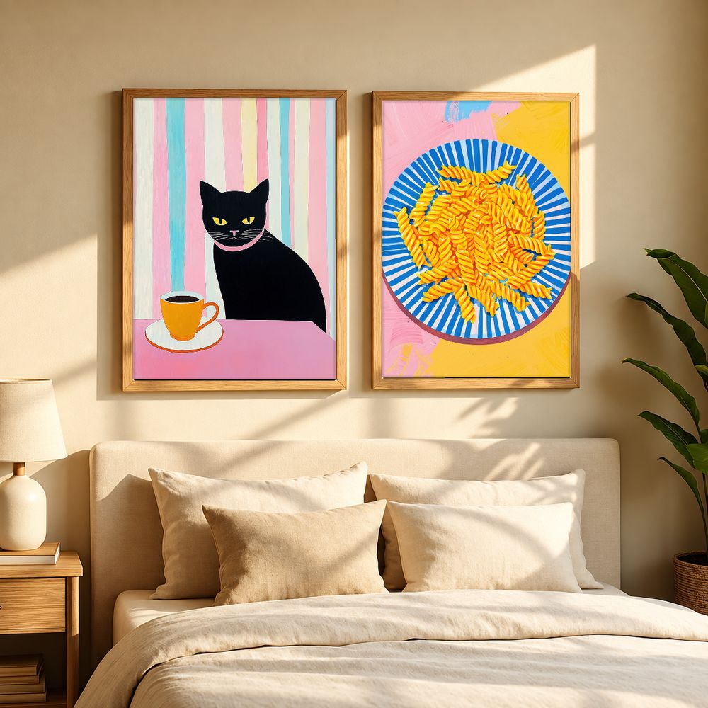 Set de 2 cuadros decorativos que combinan