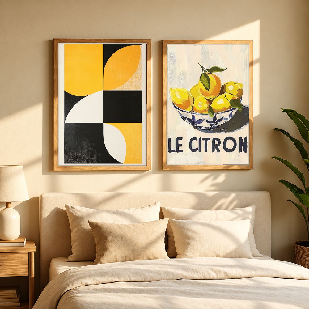 Set de 2 cuadros decorativos que combinan