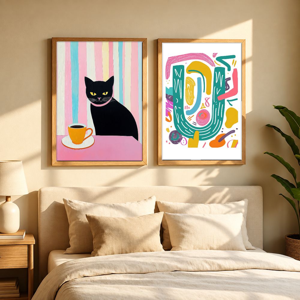 Set de 2 cuadros decorativos que combinan