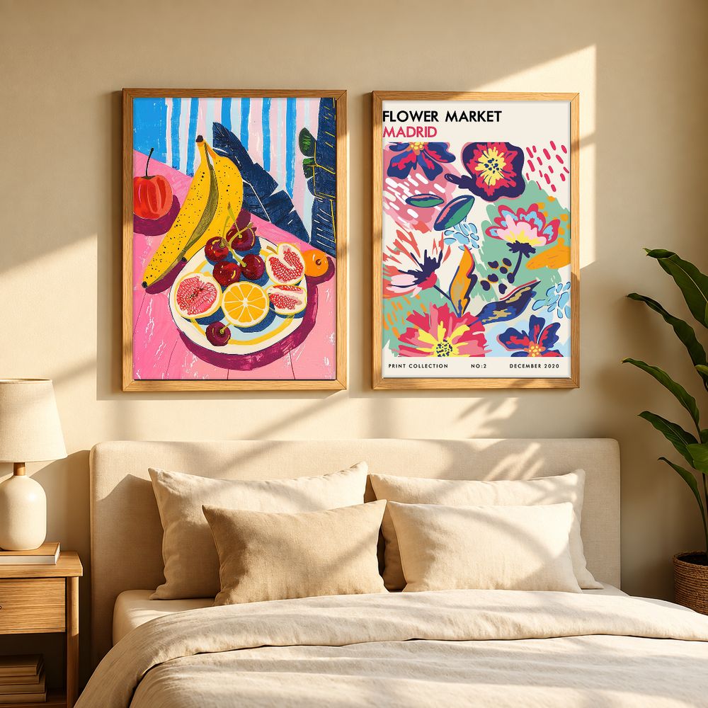 Set de 2 cuadros decorativos que combinan