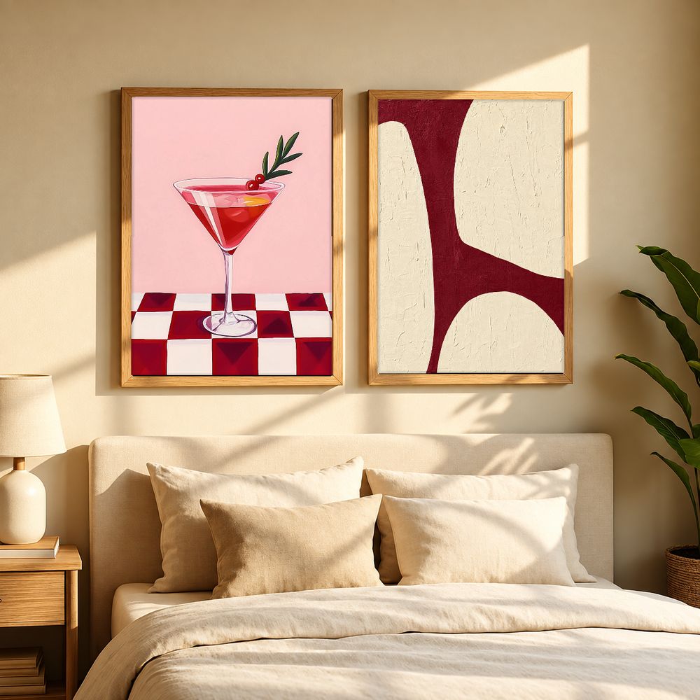 Set de 2 cuadros decorativos que combinan
