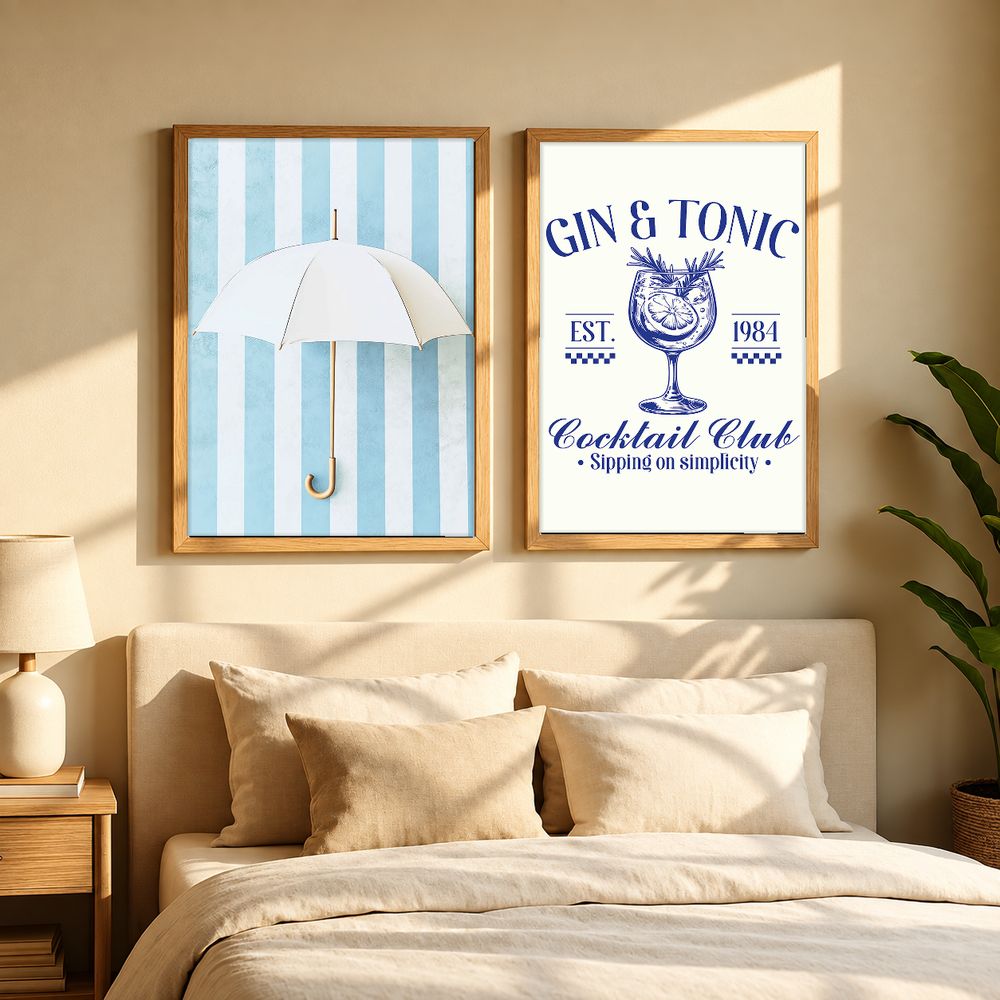 Set de 2 cuadros decorativos que combinan