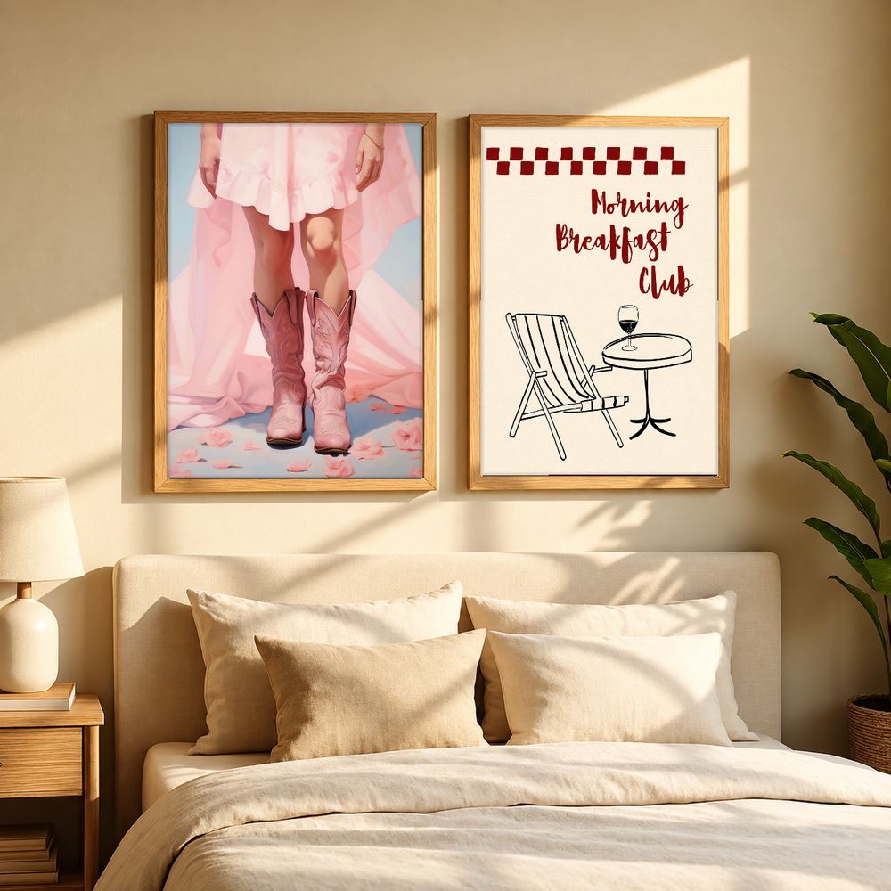 Set de 2 cuadros decorativos que combinan