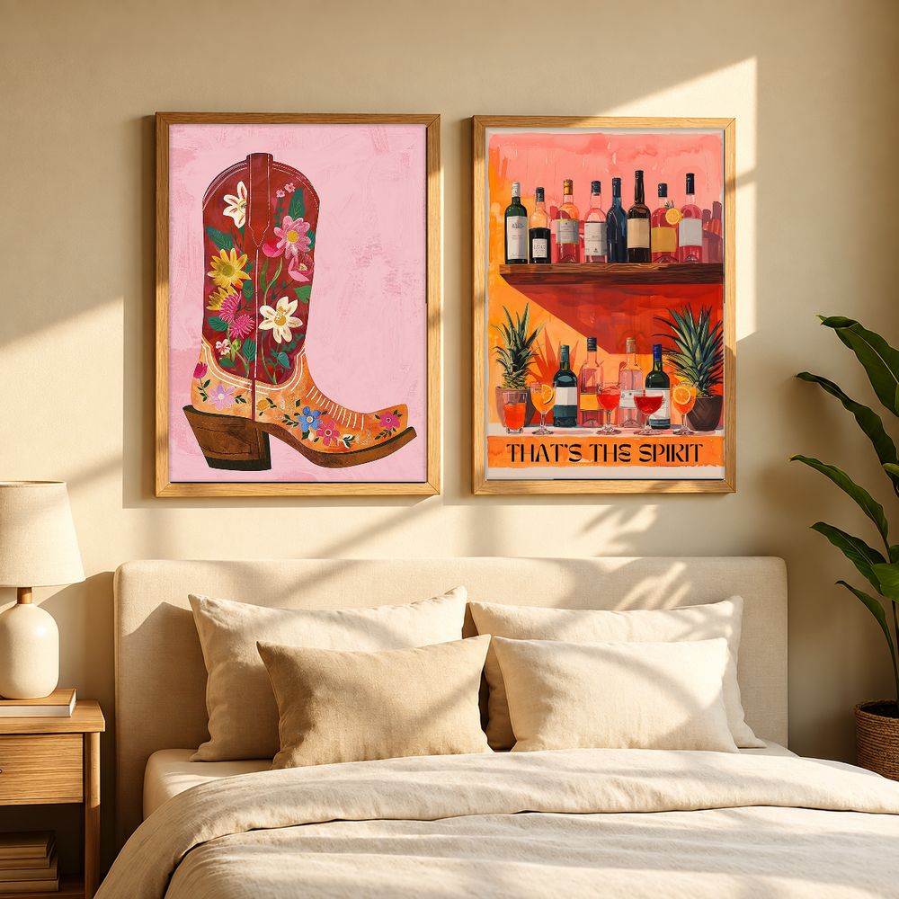 Set de 2 cuadros decorativos que combinan
