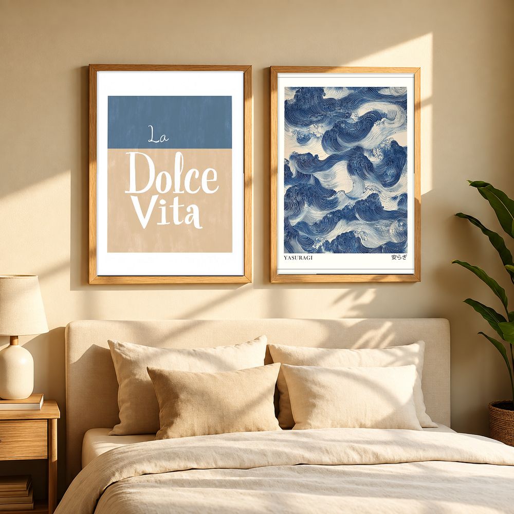 Set de 2 cuadros decorativos que combinan