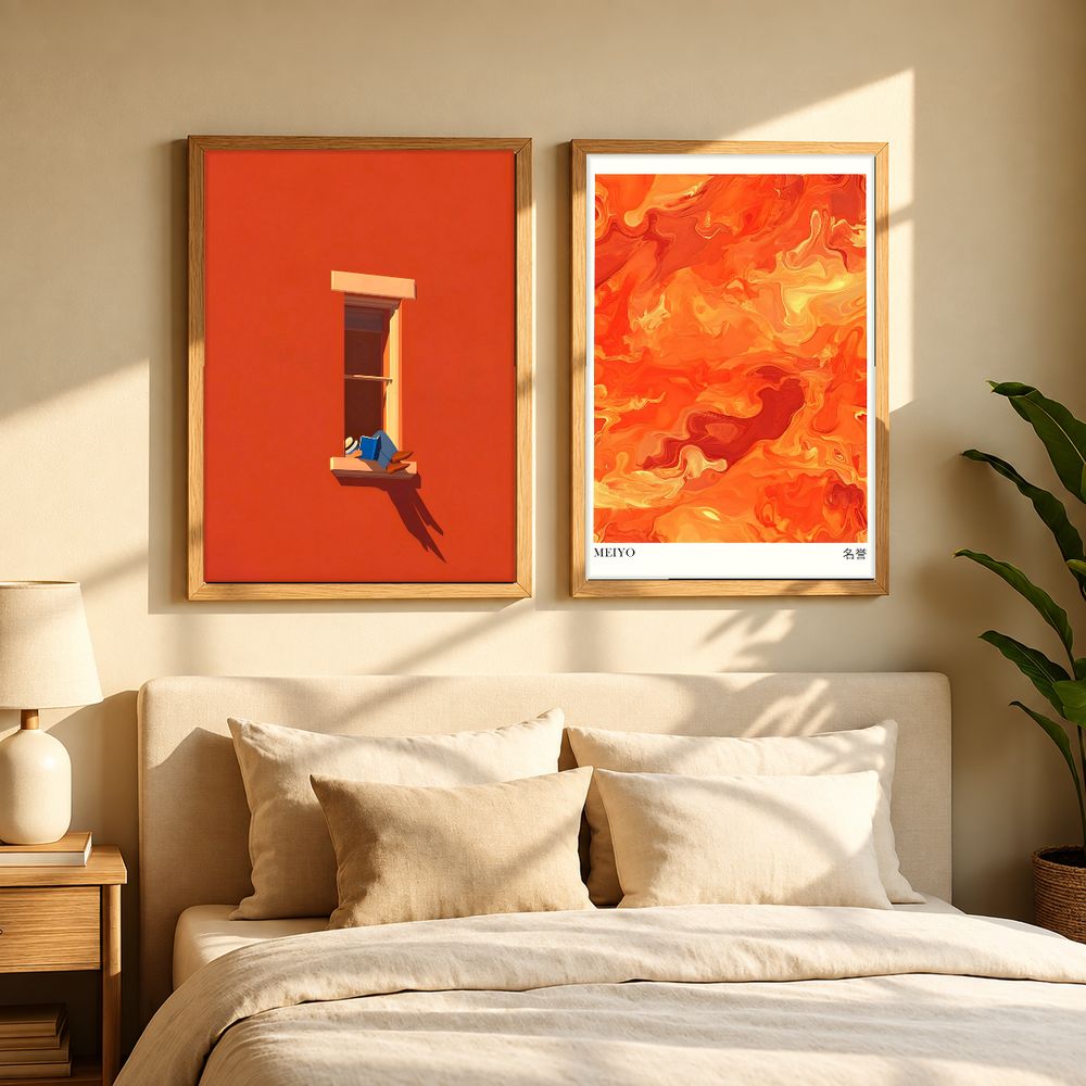 Set de 2 cuadros decorativos que combinan