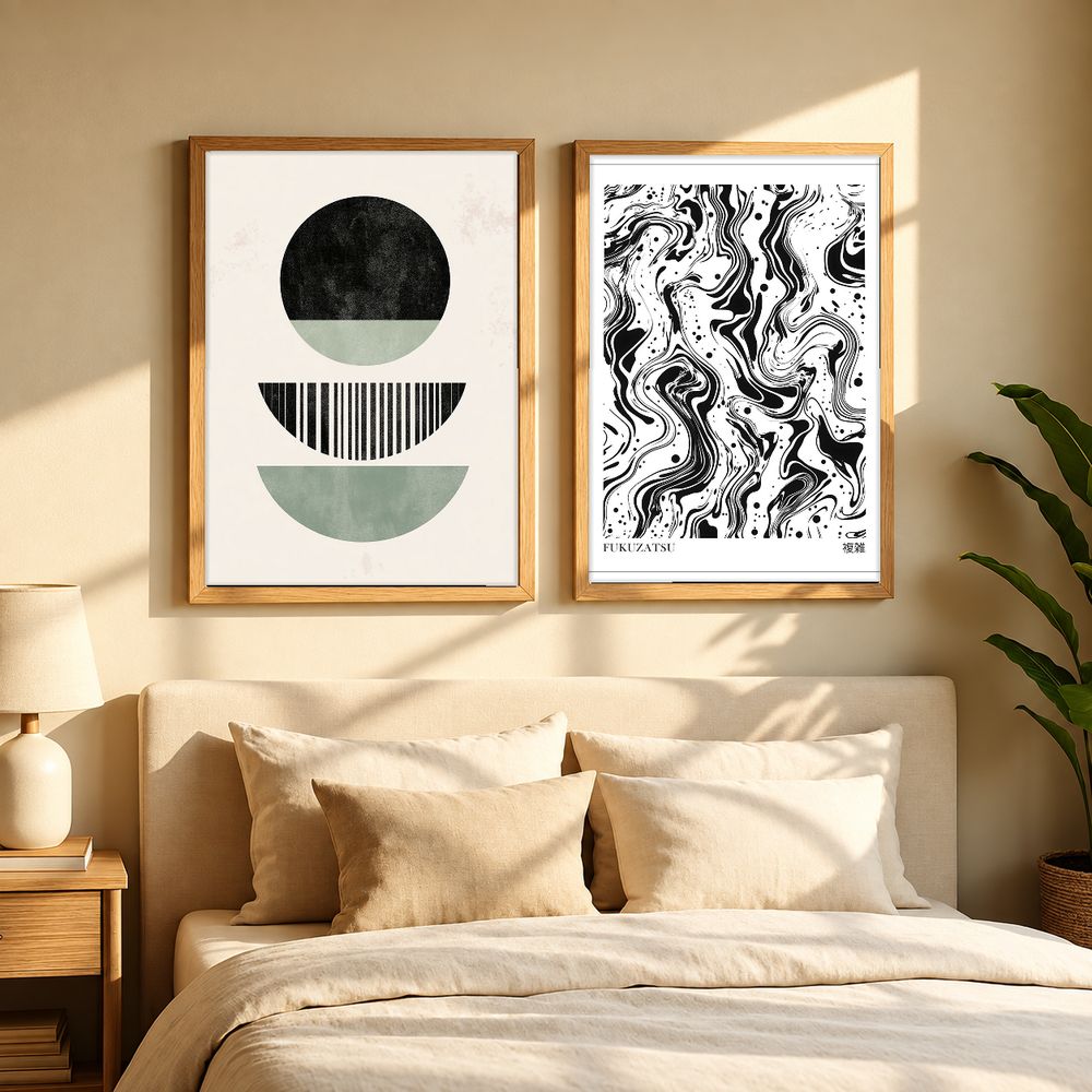 Set de 2 cuadros decorativos que combinan