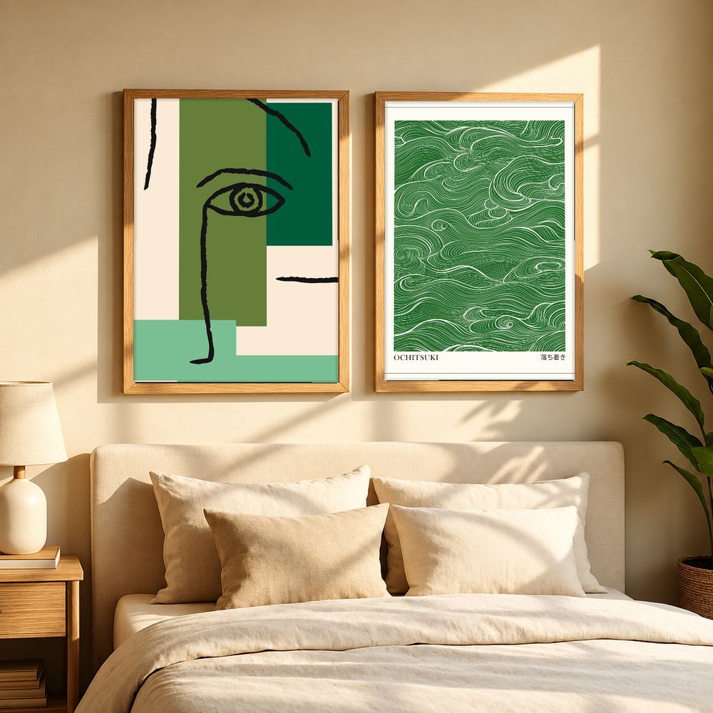Set de 2 cuadros decorativos que combinan