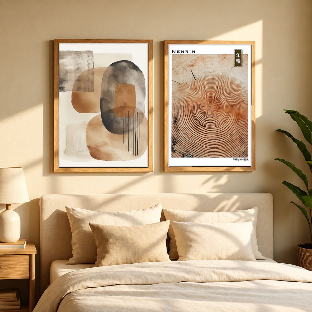 Set de 2 cuadros decorativos que combinan