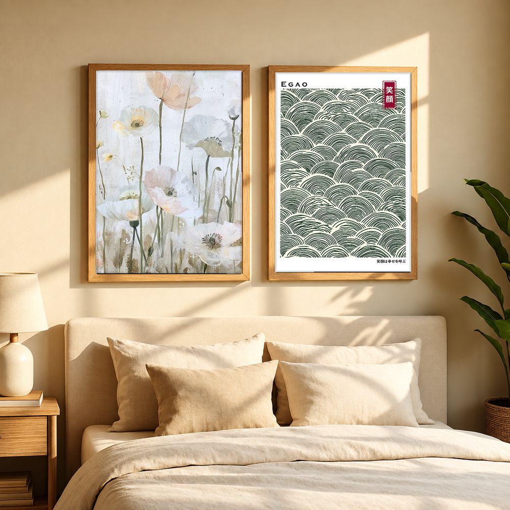 Set de 2 cuadros decorativos que combinan