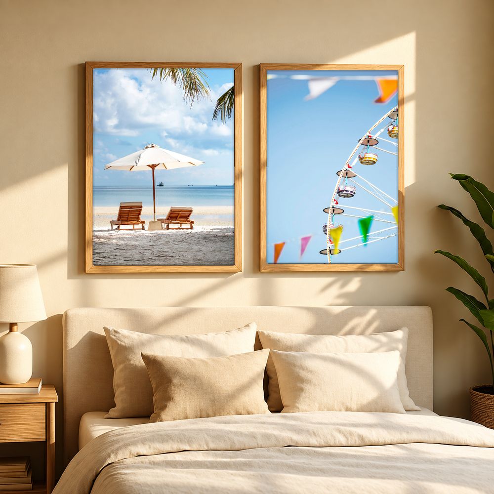 Set de 2 cuadros decorativos que combinan