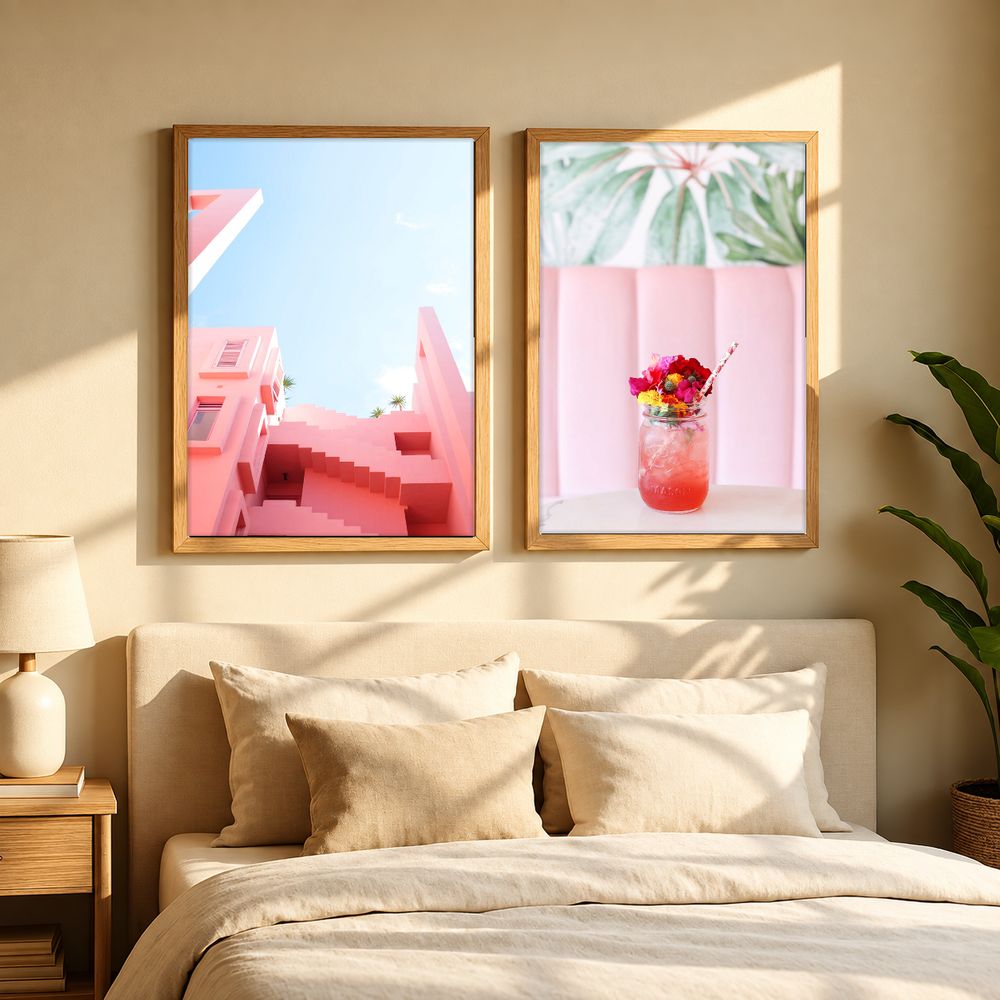 Set de 2 cuadros decorativos que combinan