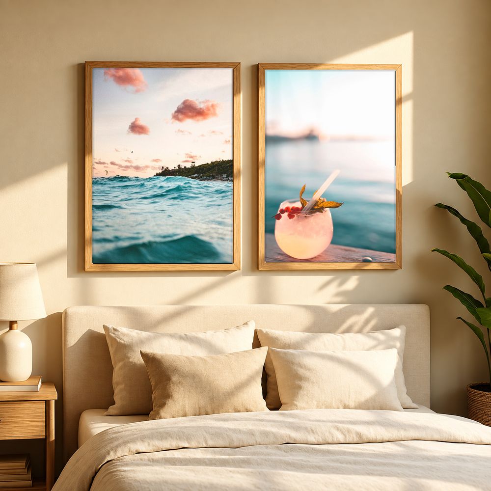 Set de 2 cuadros decorativos que combinan